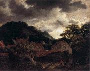 Jacob Isaacksz. van Ruisdael Village at the Wood's Edge France oil painting artist